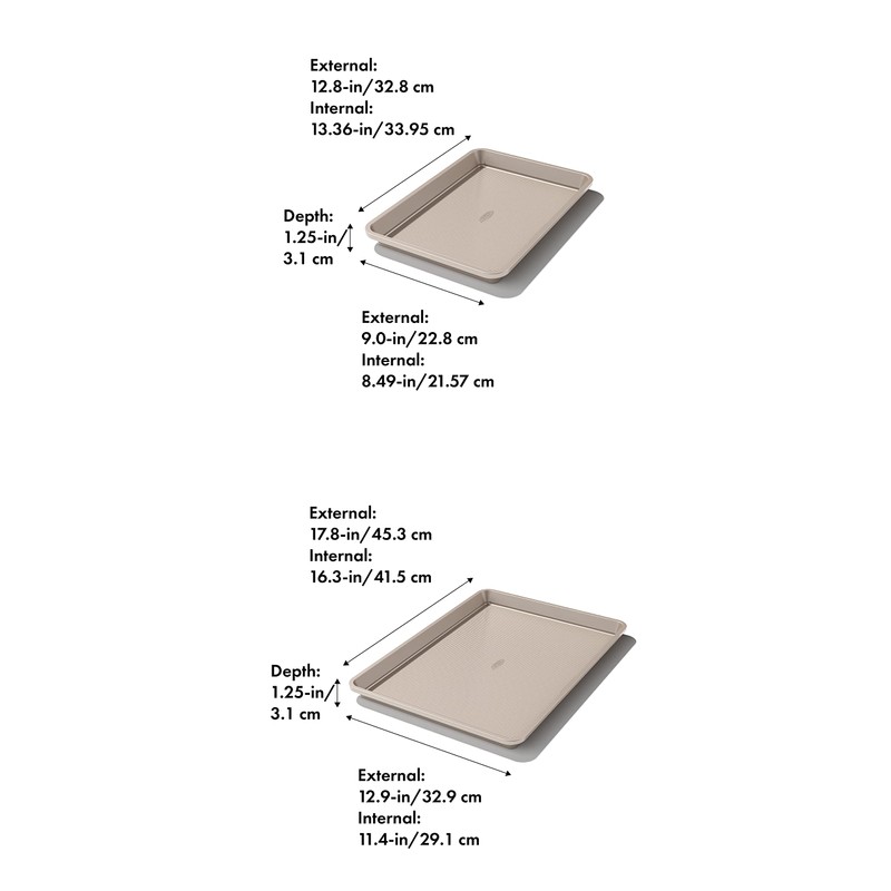 OXO Good Grips Non-Stick Pro 2-Piece Sheet Pan Set
