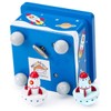 Mousehouse Gifts Rocket Wooden Music Box, Musical Toys, Early Development
