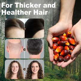 Adevwair Batana Oil for Hair Growth, Organic Natural Hair Treatment with Cold-Pressed Oils from Honduras, Moisturizes Scalp, Strengthens Hair for Thicker Look for Men & Women