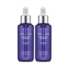 Wellage Hyaluronic Acid Season 3 Real Hyaluronic 2X Ampoule 70ml x 2 - Basic / 웰라쥬 히알루론산 시즌3 리얼 히알루로닉 투엑스 앰플 70ml 2개 - 기본