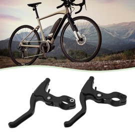 Create idea 2 Paar Fahrradbremshebel V-Bremshebel Fahrradbremsgriff Bremshebel aus Aluminiumlegierung für die Meisten Fahrräder Rennräder MTB BMX Schwarz