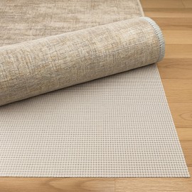 Anti Slip Rug Underlay 200 X 120cm, Multipurpose Non Slip Mat, Cuttable Non Slip Rug Underlay for Hard Floors, Tray and Drawer(White, Thickened)