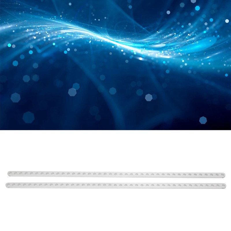 2Pcs 41 Holes Aluminum Flat Beam for Robots Replacement Parts