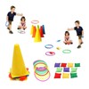 Carnival Games Set Propylene with Mesh Bag Traffic Cone Throwing