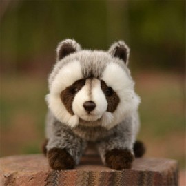 TAMMYFLYFLY Stuffed Toy 12" Raccoon Plush Stuffed Animal