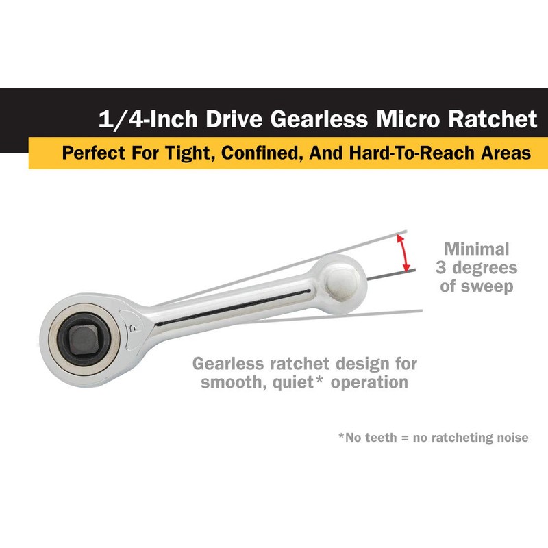 Titan - 1/4 Gearless Micro Ratchet (11200)