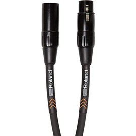 Roland Black Series XLR Microphone Cable 20 ft. Black