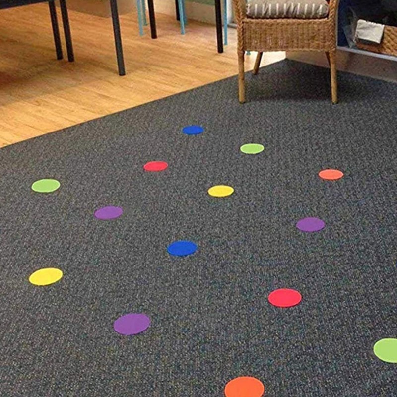 Pack of 30 Carpet Spot Classroom Spot Markers Multipurpose Round