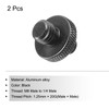 PATIKIL Microphone Stand Adapter, M8 Male to 1/4 Male Thread