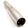 kenable XLR Male Pins to 6.35mm Mono Jack Socket Adapter