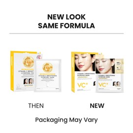 #OOTD Vitamin C, Collagen, Glutathione-Infused Hydrogel Face Mask (5-Pack) – Korean Cosmetics for Moisture & Firmness, Preventing Dullness, and Radiant Skin
