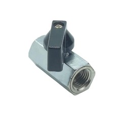 CDQBWKJGFJ 1 Piece 1/4" NPT Female x 1/4 Female Brass Mini Ball Valve Shut-Off Valve 600 Psi