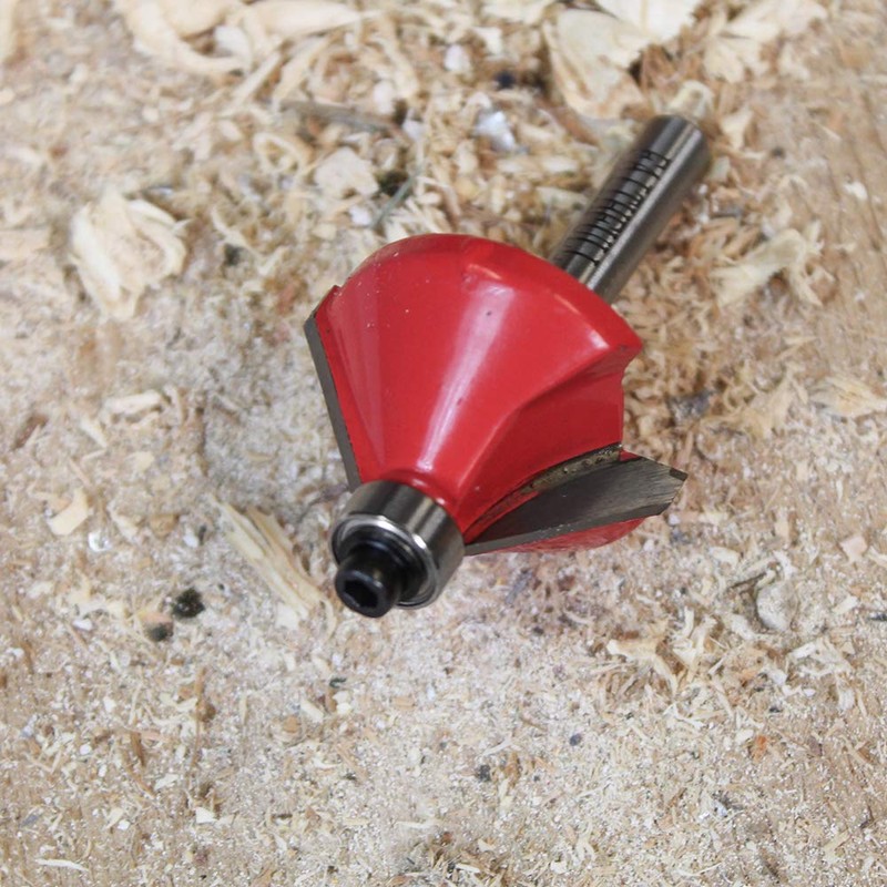 Faithfull FAIRB81 Router Bit TC 45 Degree Chamfer 1/4in