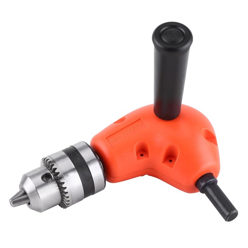 Right Angle Drill Attachment, 90 Degree Electric Drill Adapter with