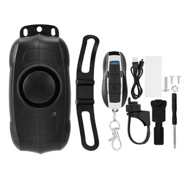 Motorcycle Security Kit Alarm System, Wireless Anti-Theft Alarm System for Motorcycles with Remote Control, Range 10-20 m USB Charge Vibration Alarm Anti-Theft Alarm System