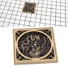 Antique Deodorant Floor Drain European Style Square Shower Floor Drain