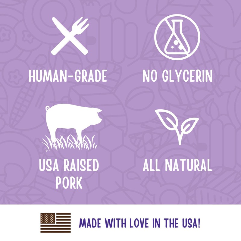 Full Moon Natural Cut Pork Jerky Healthy All Natural Dog