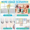 Aubeco 240pcs Adhesive Stick dots Double Sided Clear Museum Putty,