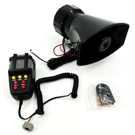ST TS Loudspeaker for Cars, Cars, Cars, Marines, General Purpose, 12 V, 100 W, 7A, 150DB, Microphone Included, Siren, 5 Types, 7 Types, Loud Volume (5 Types + Microphone)