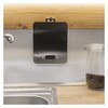 EMOS EV023 Stainless Steel Kitchen Scales with Wall Hanging, Digital