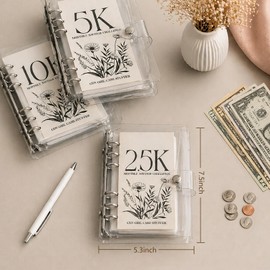 12-Month Money Saving Challenge Binder Set with Envelopes