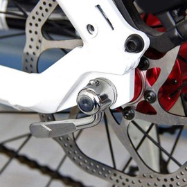 Alomejor Quick Release Set Lightweight Steel Bicycle Spike for Cycling Trainer MTB Road Bike