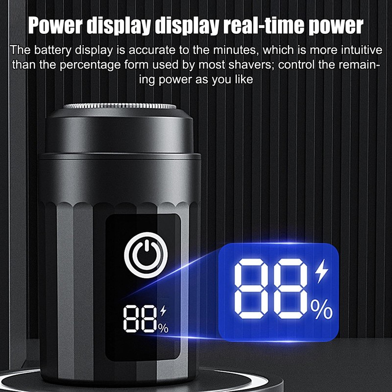 Mini Shavers for Men - Portable Waterproof Face Razor -