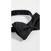 BOSS Men's Silk Jacquard Bow Tie, Black, One Size