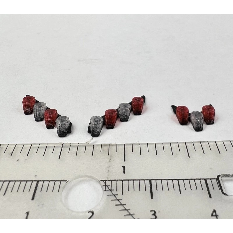 Non-operating Lightbars 3 Pack 1/64 FDNY NYPD Split Vector Lightbar