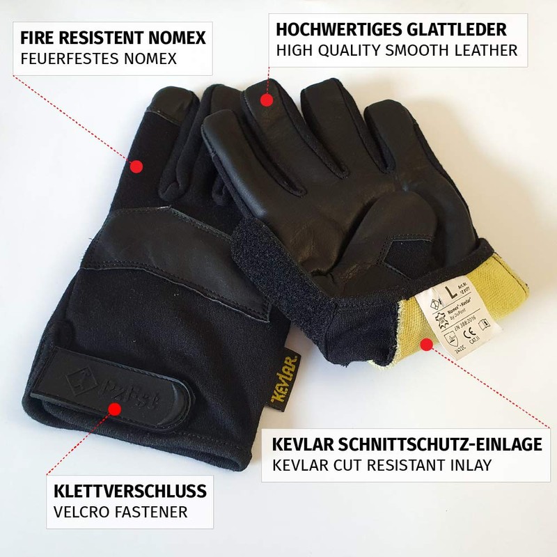 PzFst 8177 SpCFR Special Forces Glove with Cut Protection Made