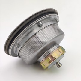 EADOT 3-1/2 Inch Brushed Nickel Sink Strainers for Kitchen Sink, Stainless Steel Kitchen Sink Drain Strainer Assembly with Strainer Basket And Drain Stopper, US Standard Kitchen Sink Drain Replacement