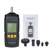 Digital Tachometer Handheld Contact Motor Tachometer LCD Speedometer Tach RPM
