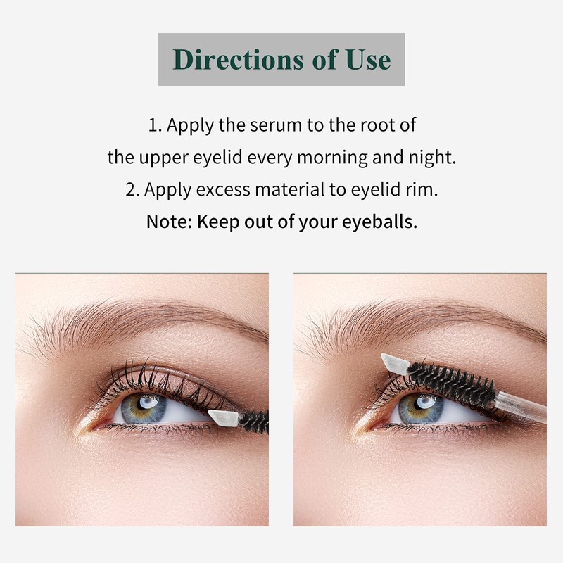 BREYLEE Eyelash Growth Serum, Eyelash Serum for Eyelash Growth Lash
