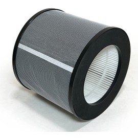 Nispira 3-in-1 True HEPA Replacement Filter for Air Purifier | Compatible with TaoTronics TT-AP006 | Remove Smoke, Dust, Pollen | 1 Pack