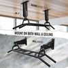 Yes4All Heavy Duty Wall Mounted Pull Up Bar – Multi-Grip