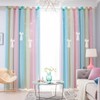 Yancorp Curtains for Girls Bedroom Kids Curtain Hollow-Out Star Window