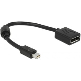 Delock Displayport Adapter Mini DP -> DP ST/BU Black
