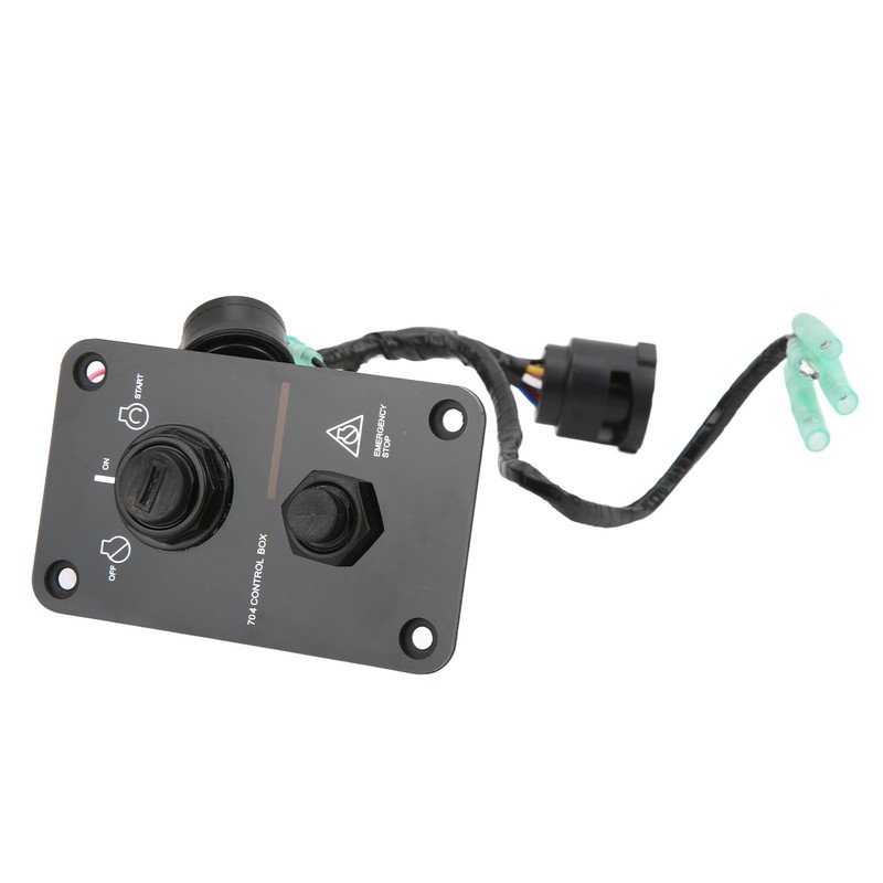 Outboard Engine Ignition Key Switch Panel Assembly 704‑82570‑08‑00 Replacement for