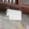 RUACQ Paper Towel Holder Under Cabinet, Wall Mounted or Adhesive