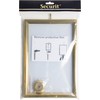 Securit A4 Portrait Barrier Post Top Sign Holder - Gold