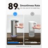 SUNLY Automatic Foam Soap Dispenser, 0.2s Fast Sensor, USB-C Rechargeable,