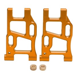 2pcs Rear Suspension Arm Aluminum Alloy Upgrade Replacement Swing Arm for LC PTG‑2 Racing 1/10 RC CarGold