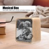 Music Box Gravity Sensor Wooden Photo Frame Musical Box for