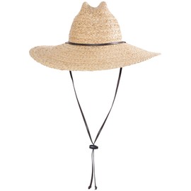 Scala Men's Raffia Lifeguard with Cord, Natural, Large/X-Large