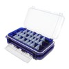 Fishing Lure Box Double Sided Detachable Transparent Waterproof Multi Purpose
