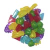 eMKay® Plastic Reusable Washable Assorted Fruit Shaped ICE Cubes (Pack