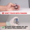 SHENKENUO 4PCS 5.75" 5-3/4 inch LED Headlight H4 Halogen Lamp