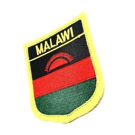 Malawi Malawian African Flag Iron On Embroidered Fabric Sew On Patch Pack of 1