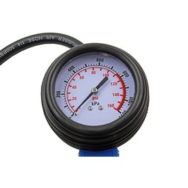 US PRO High Pressure Air Tyre Inflator Gauge Ideal for HGV Commercial B8812