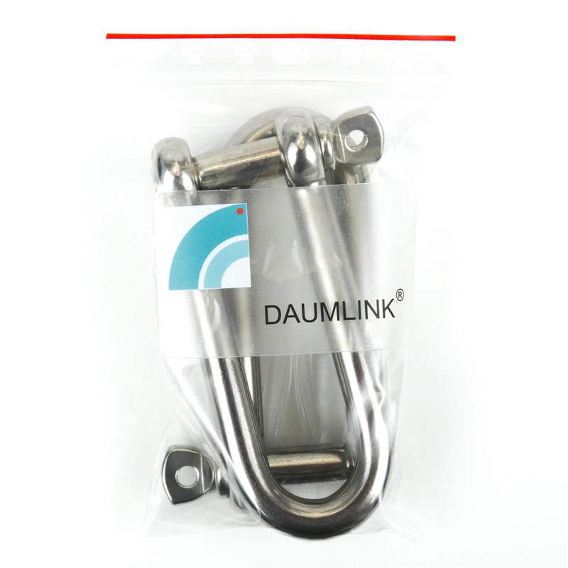 DAUMLINK Grillo rotondo lungo 10 mm, Acciaio inox A4 (AISI